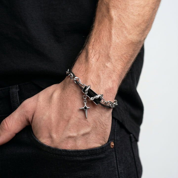 NYX — Dual Weave North Star Bracelet