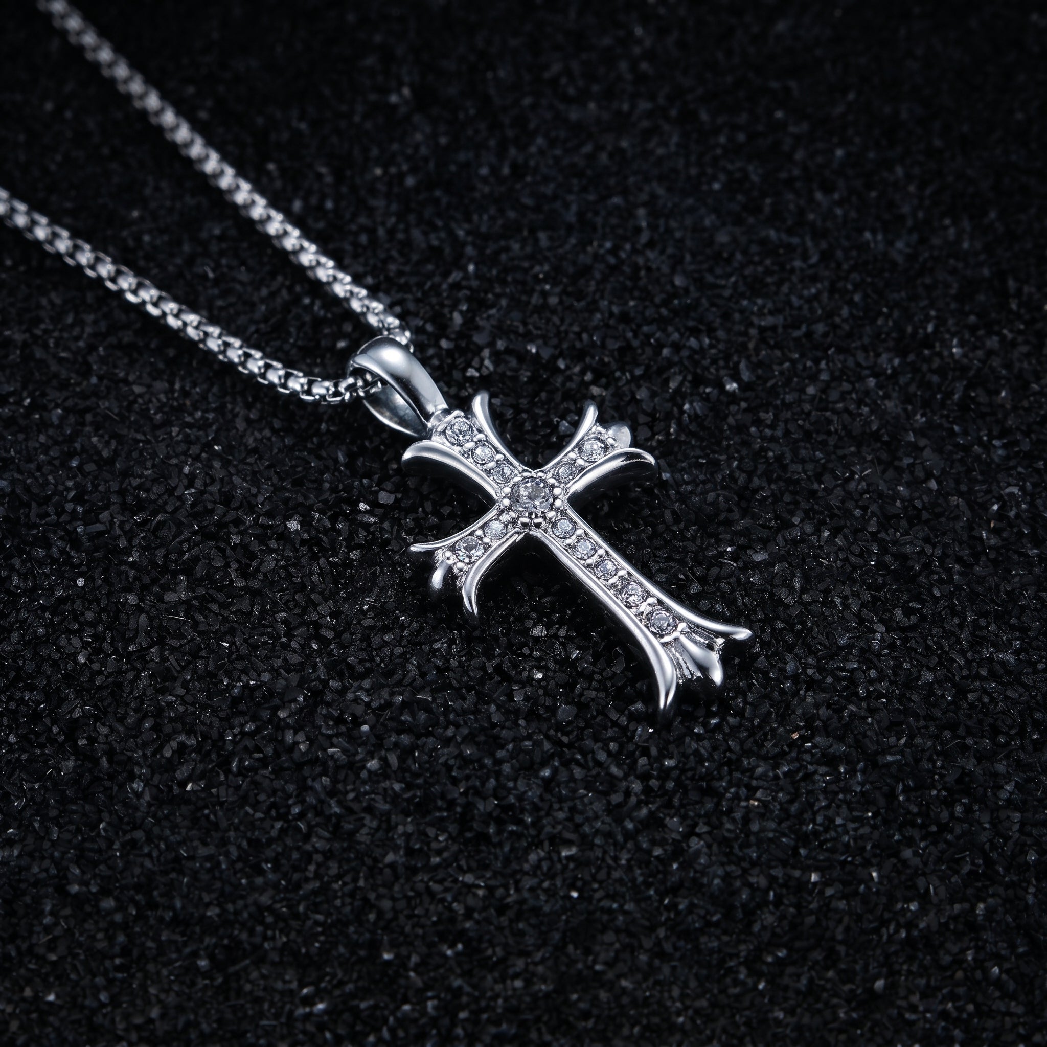 THERON Dual-Sided Cross Pendant Necklace — Re-Forge