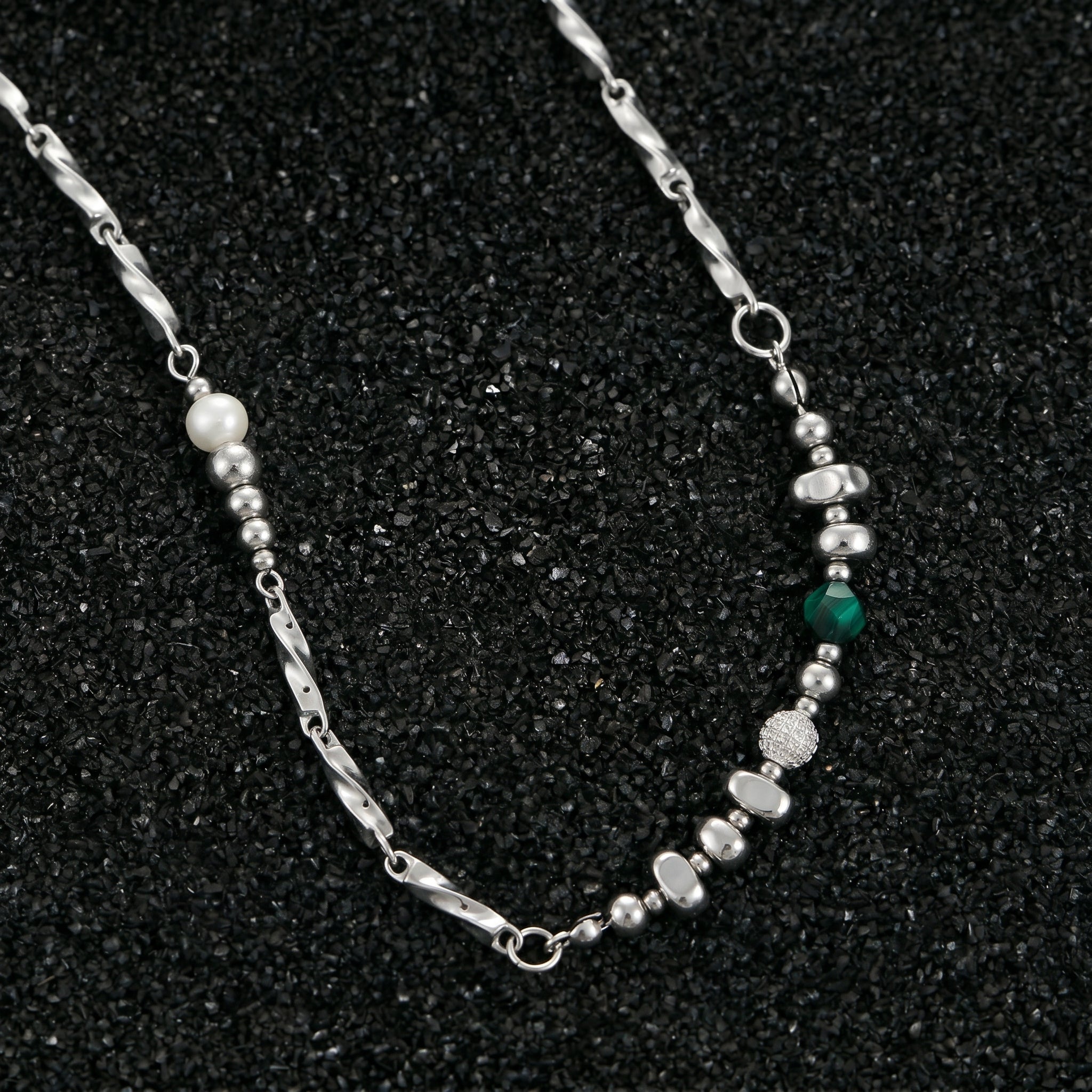 RENAN necklace detail close-up