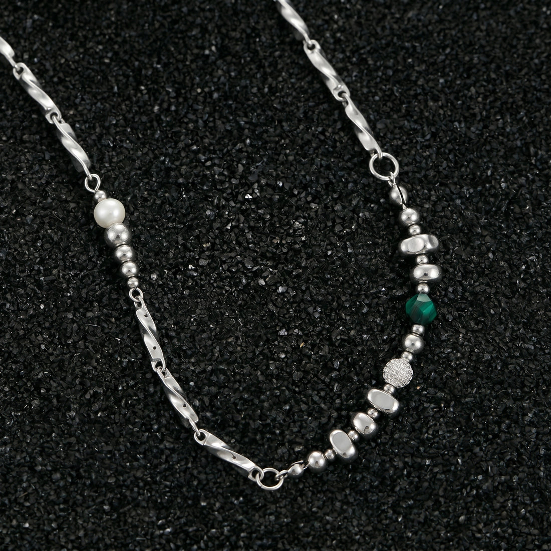 RENAN necklace detail close-up